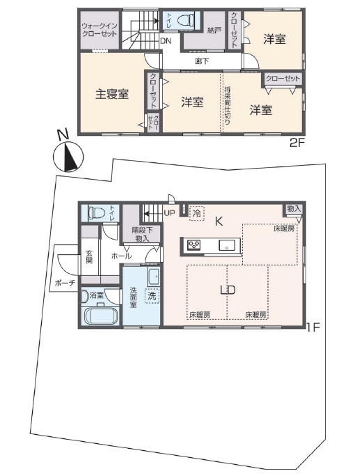 掲載の間取り図は設計図書を基に描き起こしたもので実際とは多少異なる場合があります。