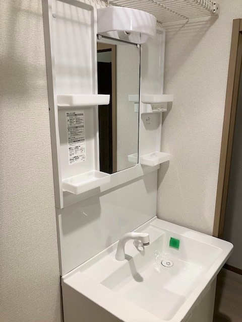 住居：洗面化粧臺（2024年7月撮影）