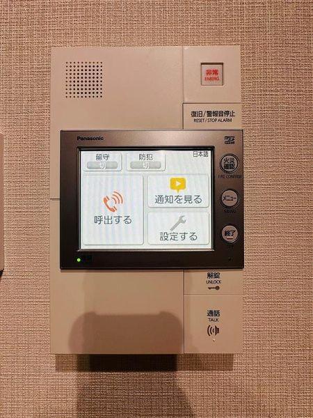 防犯設備 モニター付きインターフォン  寫真撮影日：2024-11-09