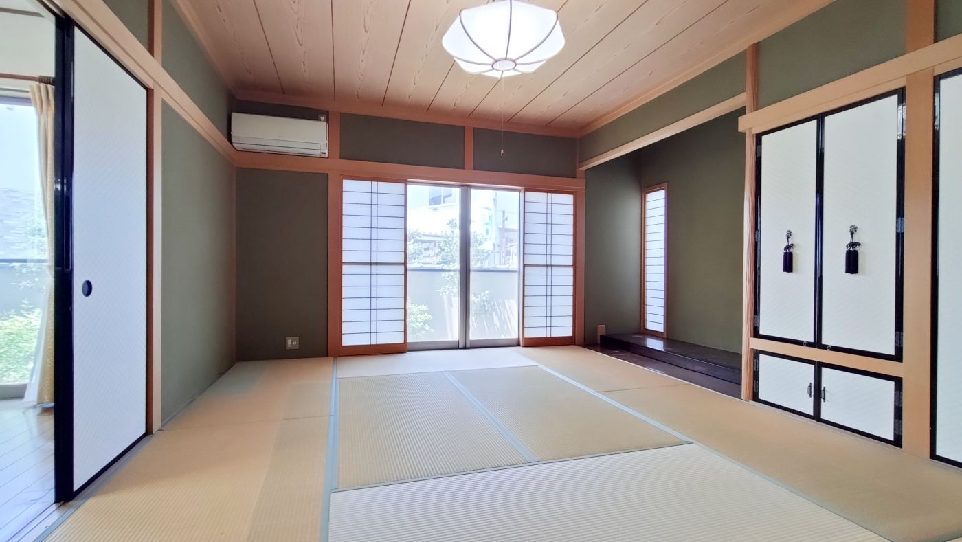 和室　２０２５年６月撮影　※寫真內のエアコンは価格に含みます。