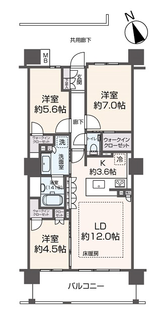 掲載の間取り図は設計図書を基に描き起こしたもので実際とは多少異なる場合があります。