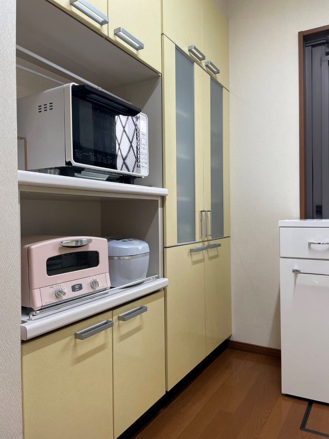 背面収納も充実でスッキリ収納できます