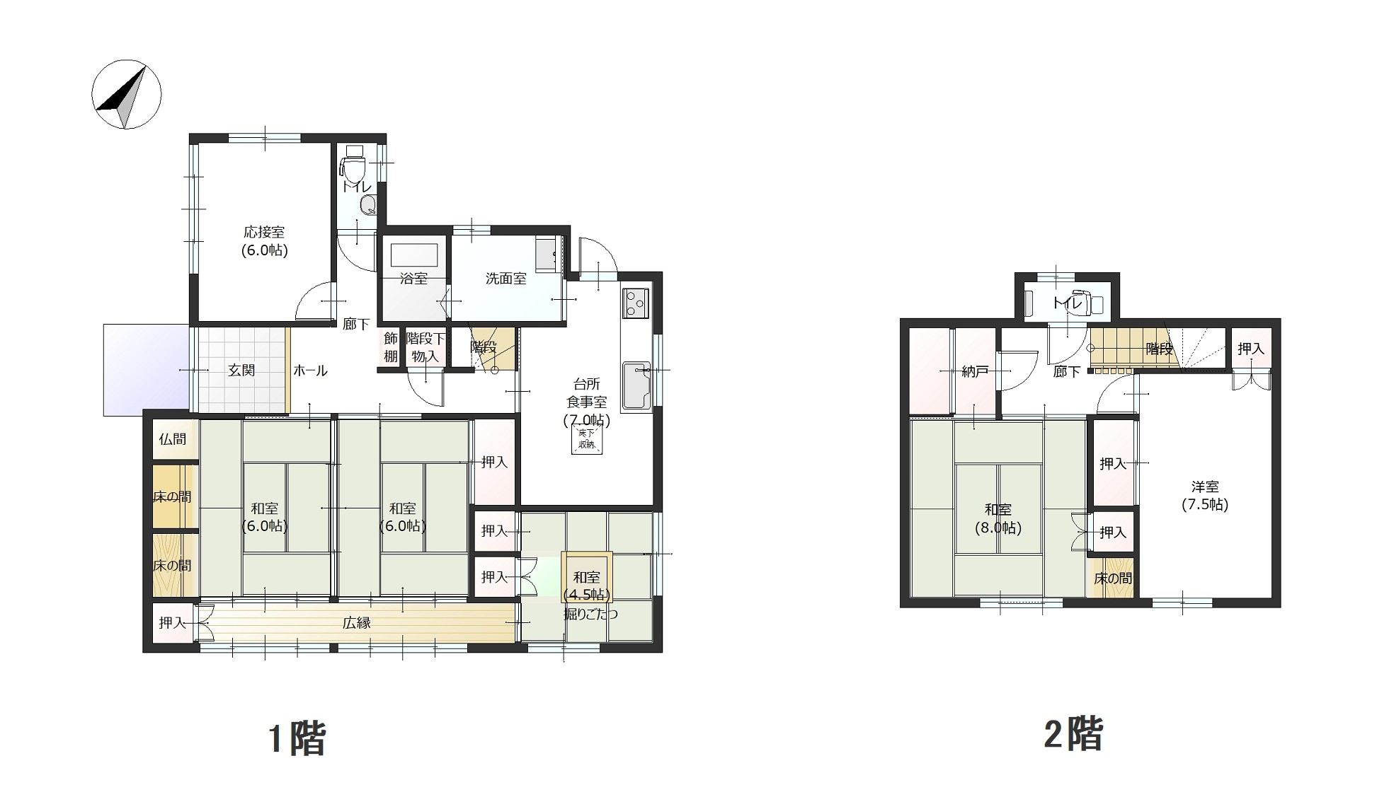 掲載の間取り図は設(shè)計図書を基に描き起こしたもので実際とは多少異なる場合があります。