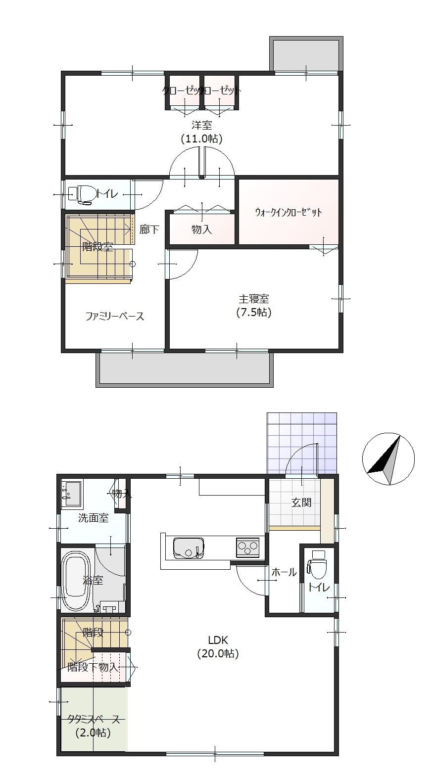 掲載の間取り図は設(shè)計図書を基に描き起こしたもので実際とは多少異なる場合があります。