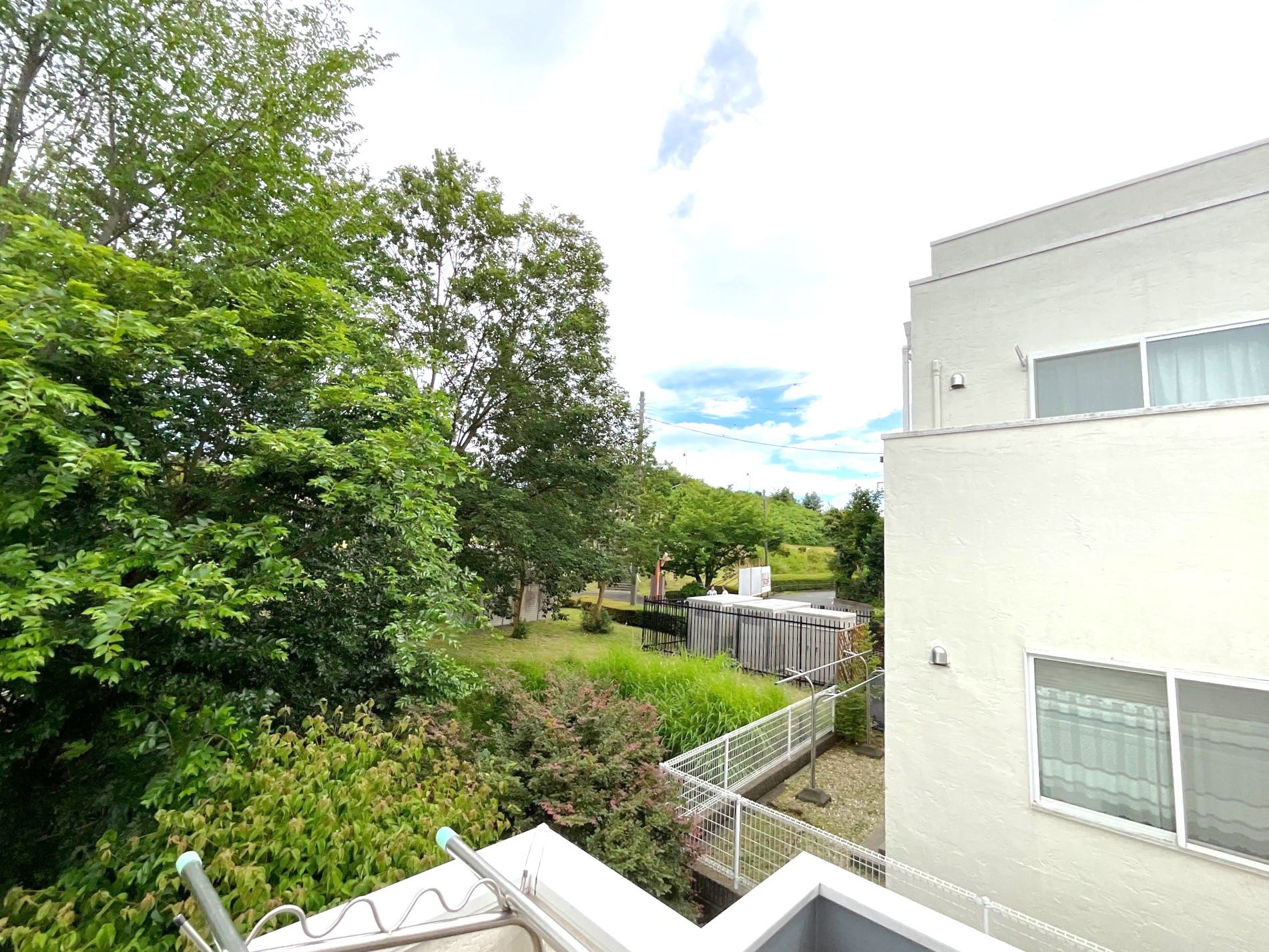 ２Ｆバルコニーからの眺望