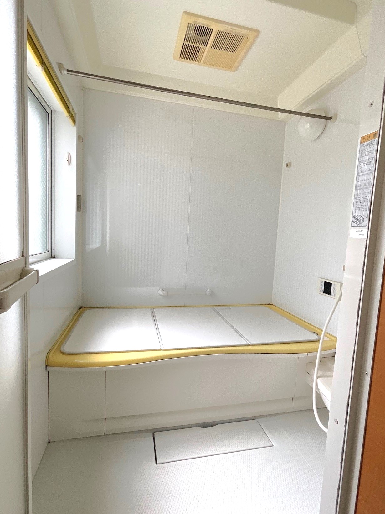 一坪サイズのユニットバスです。