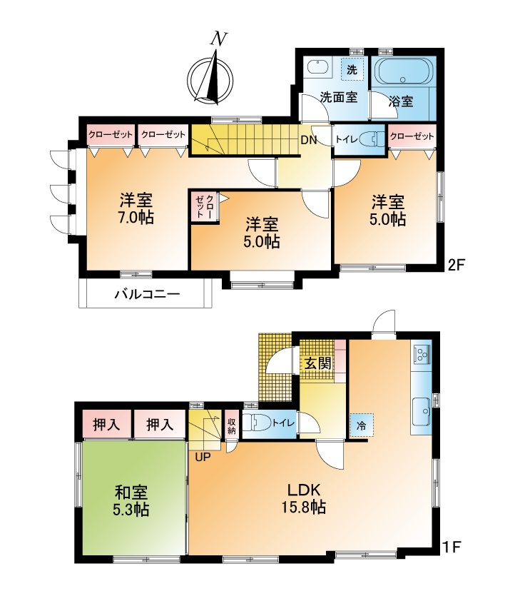 掲載の間取り図は設計図書を基に描き起こしたもので実際とは多少異なる場合があります。