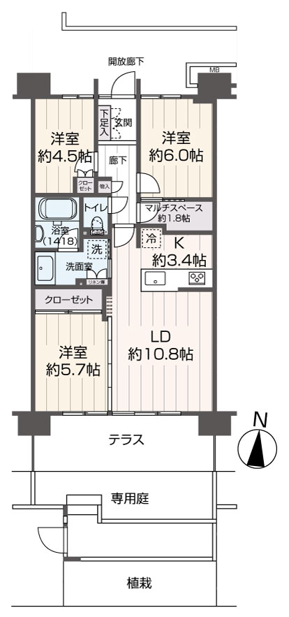 掲載の間取り図は設(shè)計(jì)図書を基に描き起こしたもので実際とは多少異なる場(chǎng)合があります。