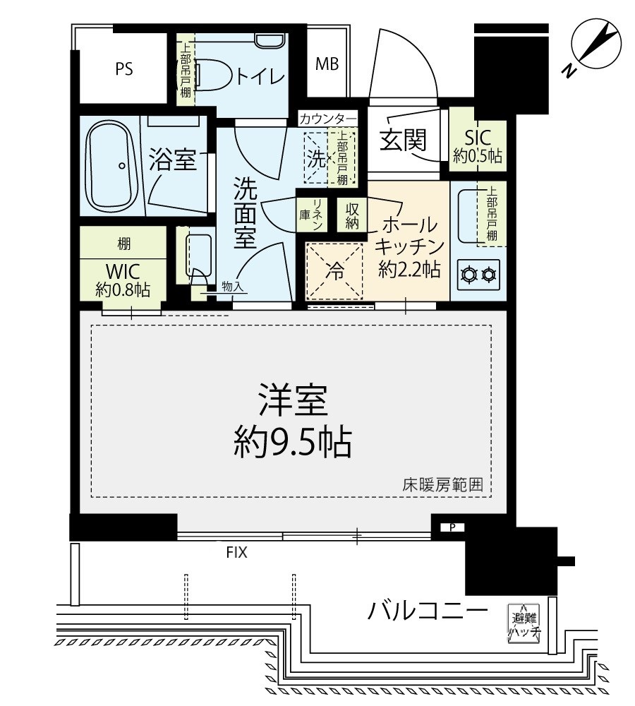 掲載の間取り図は設計図書を基に描き起こしたもので実際とは多少異なる場合があります。※２