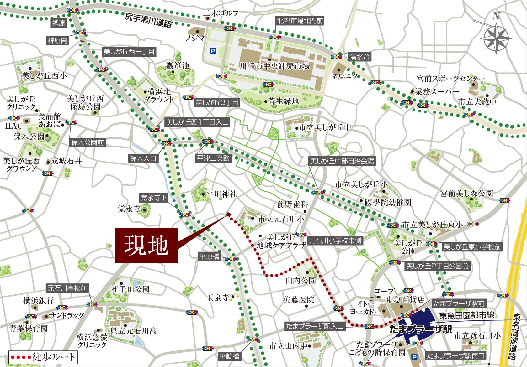 現地案內図