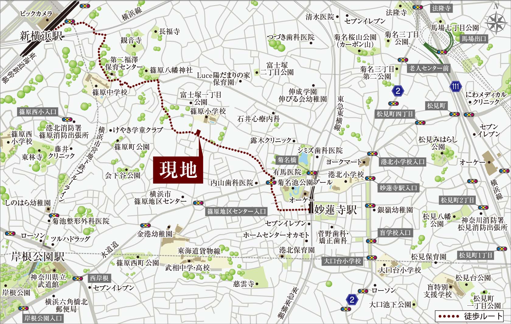 現地案內図