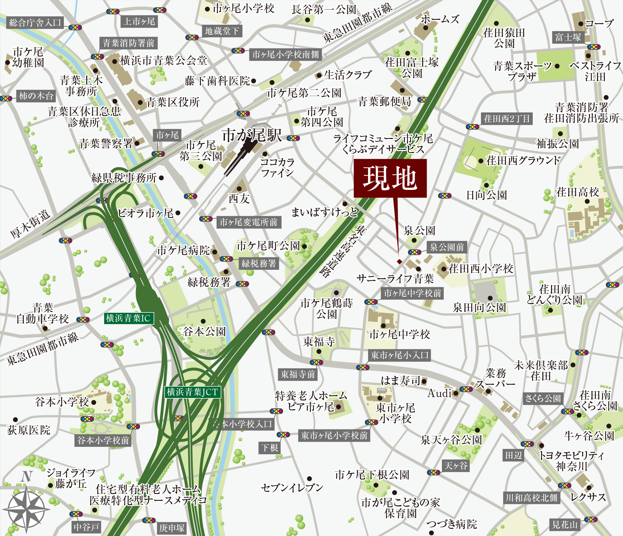 現地案內図