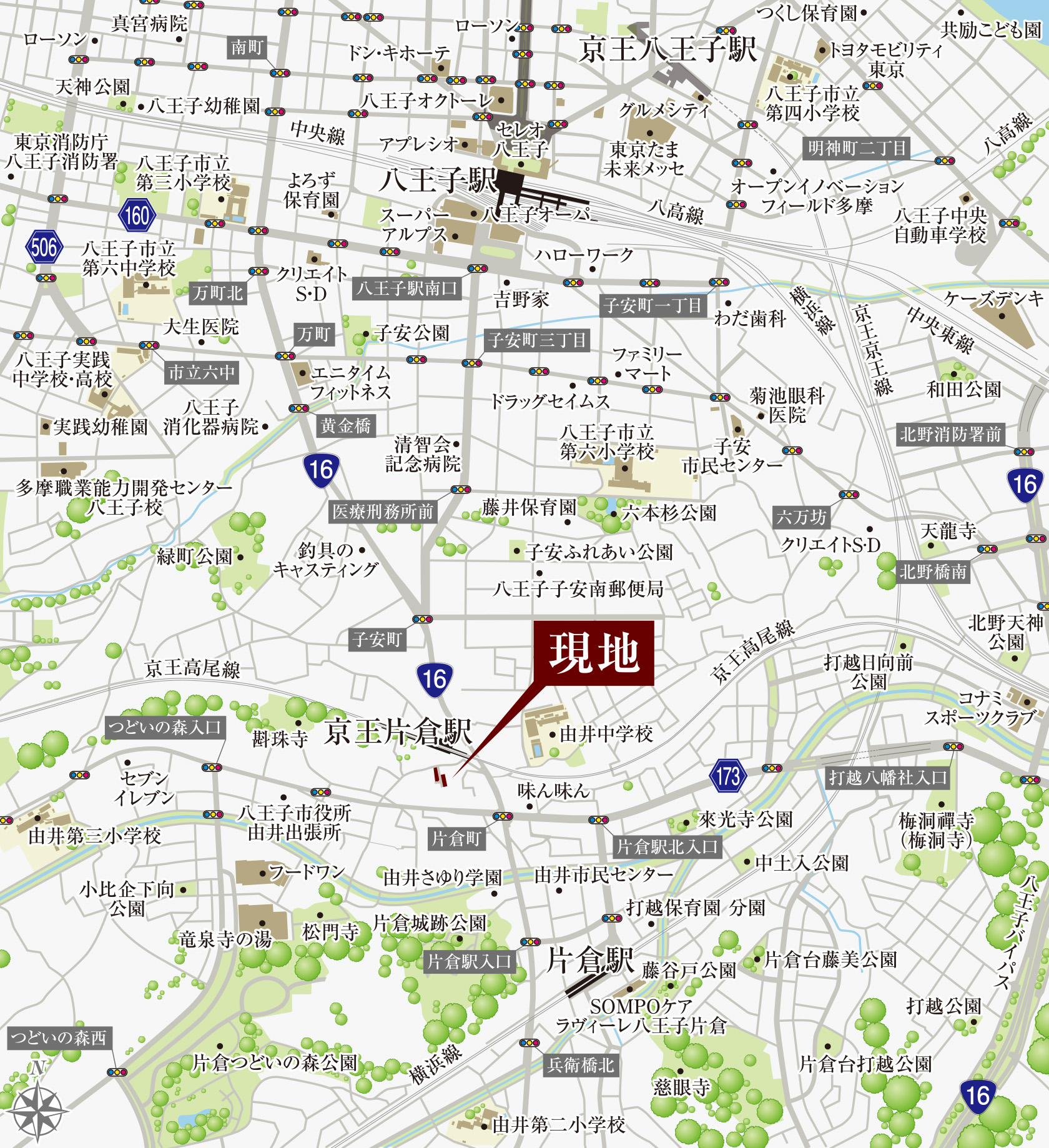現地案內図