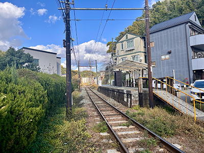 熊本電気鉄道「韓々坂」駅
