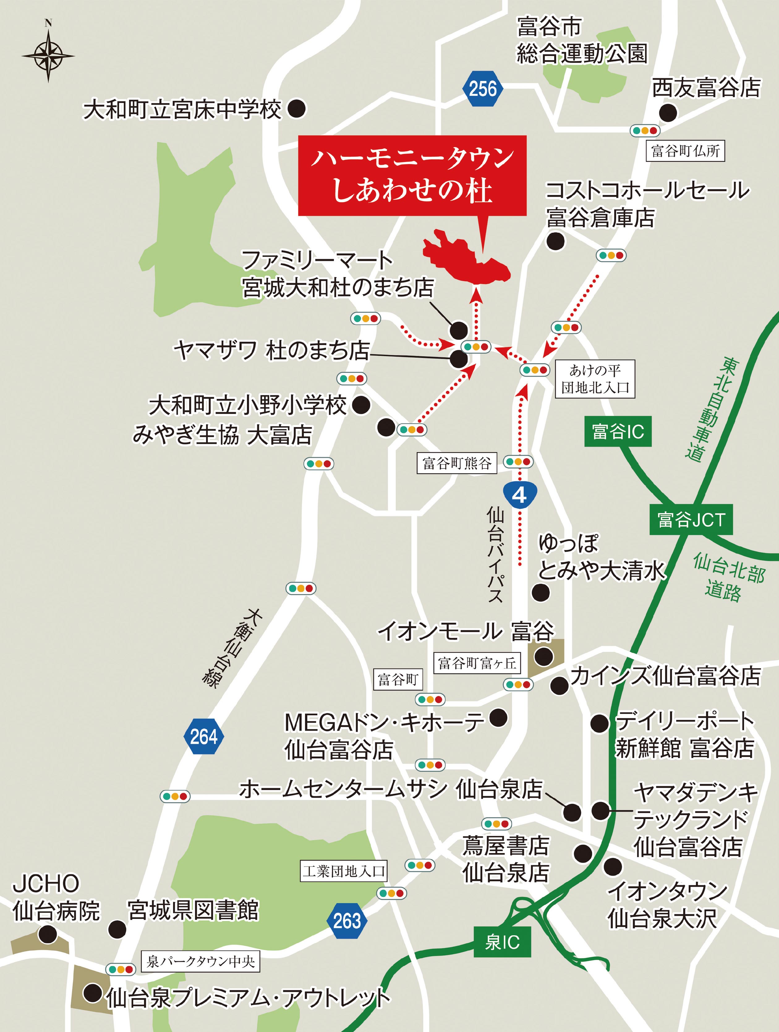 現地案內図