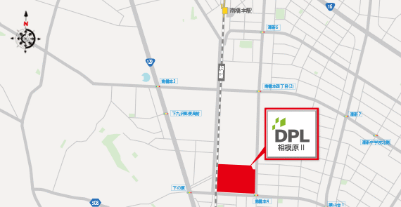 DPL相模原Ⅱ地図