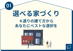 01 選べる家づくり