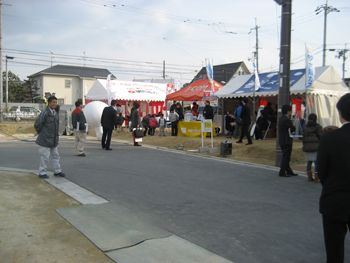 藤井寺での現地案內會風景2