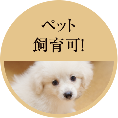 ペット飼育可!