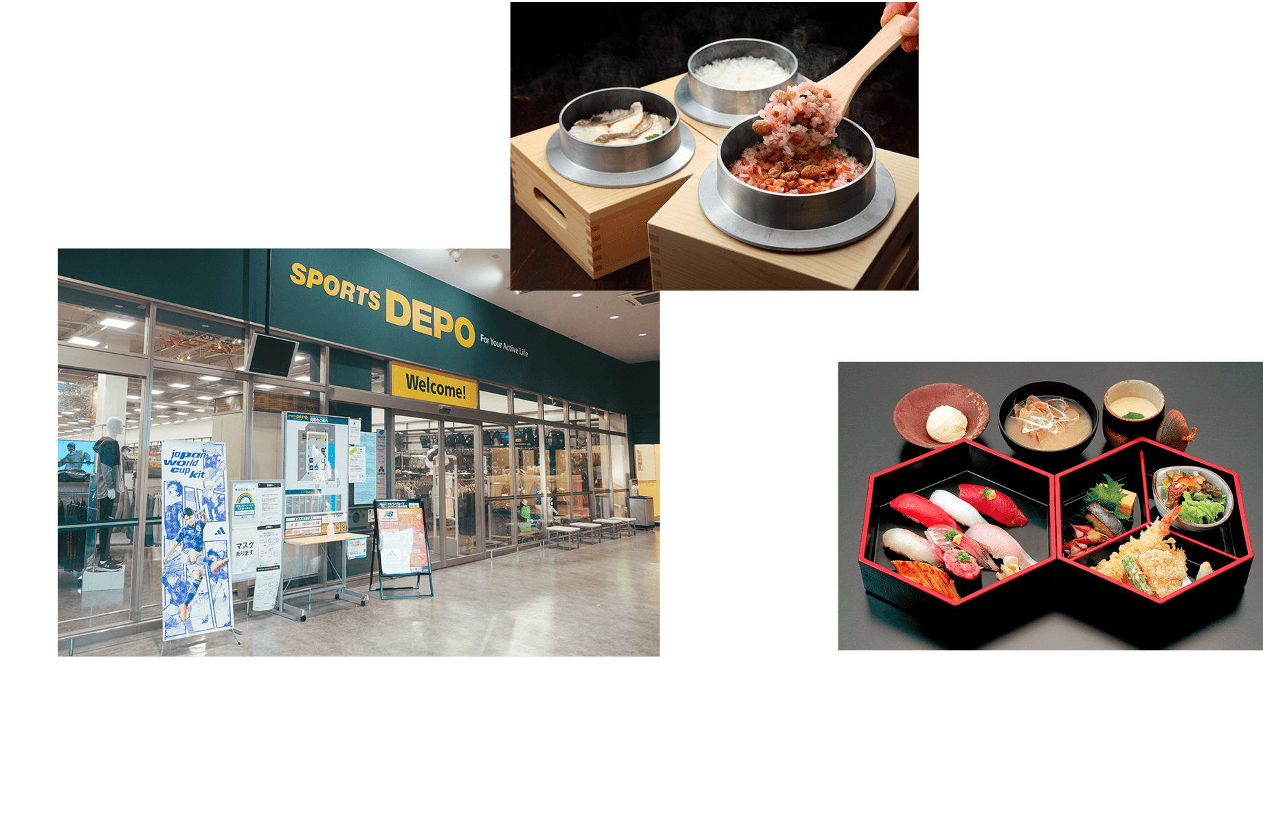 わくわく広場 徒歩2分?約160m：地元の新鮮な野菜や果物、手作りのお弁當やパンなどが揃う食のセレクトショップ。｜スポーツデポ 徒歩5分?約340m：スポーツ施設が充実した昭島だからこそ、気軽に使えるスポーツ用品店がうれしい。｜五穀 徒歩2分?約160m：一人ずつ釜炊きで提供される炊き立て新潟産コシヒカリが名物の和食店。｜海鮮魚力 徒歩2分?約160m：築地直送の新鮮な魚を使った手作り料理と本格焼酎が自慢のお店。