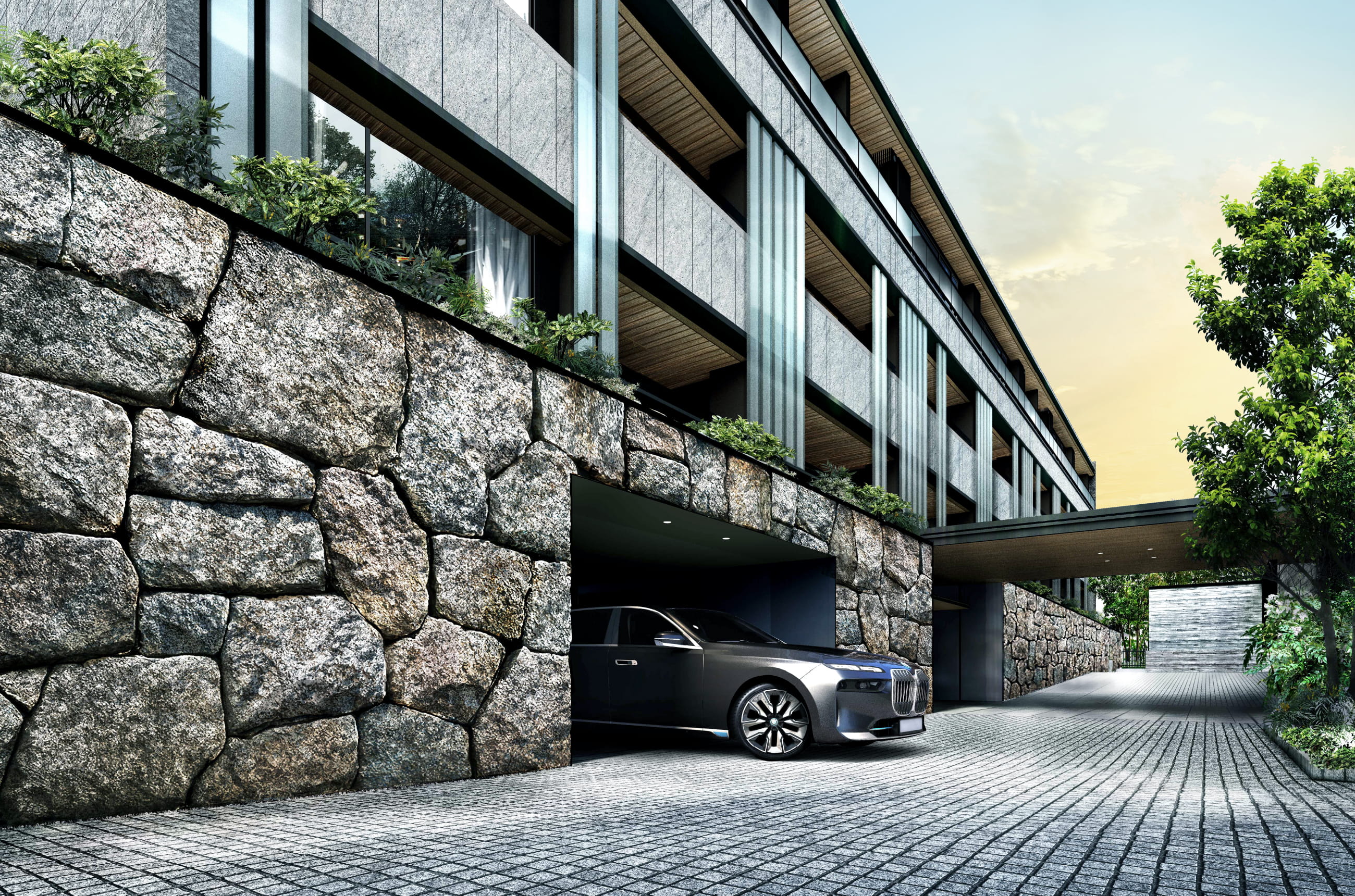 アプローチ完成予想図