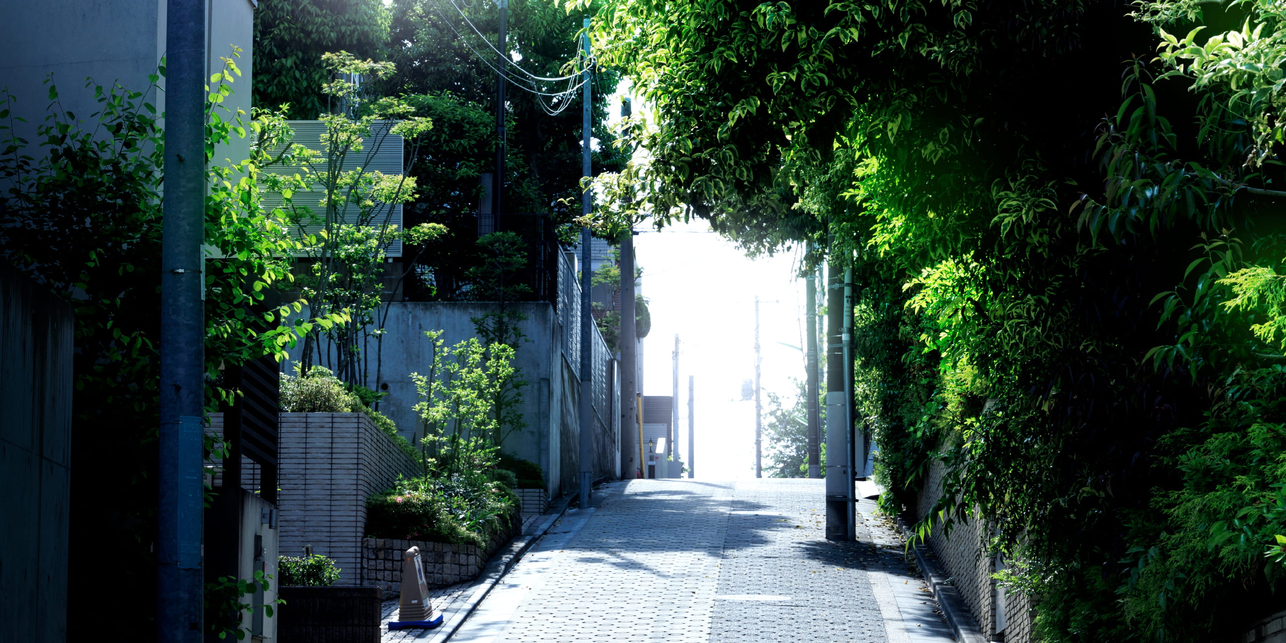 現(xiàn)地周辺の街並み