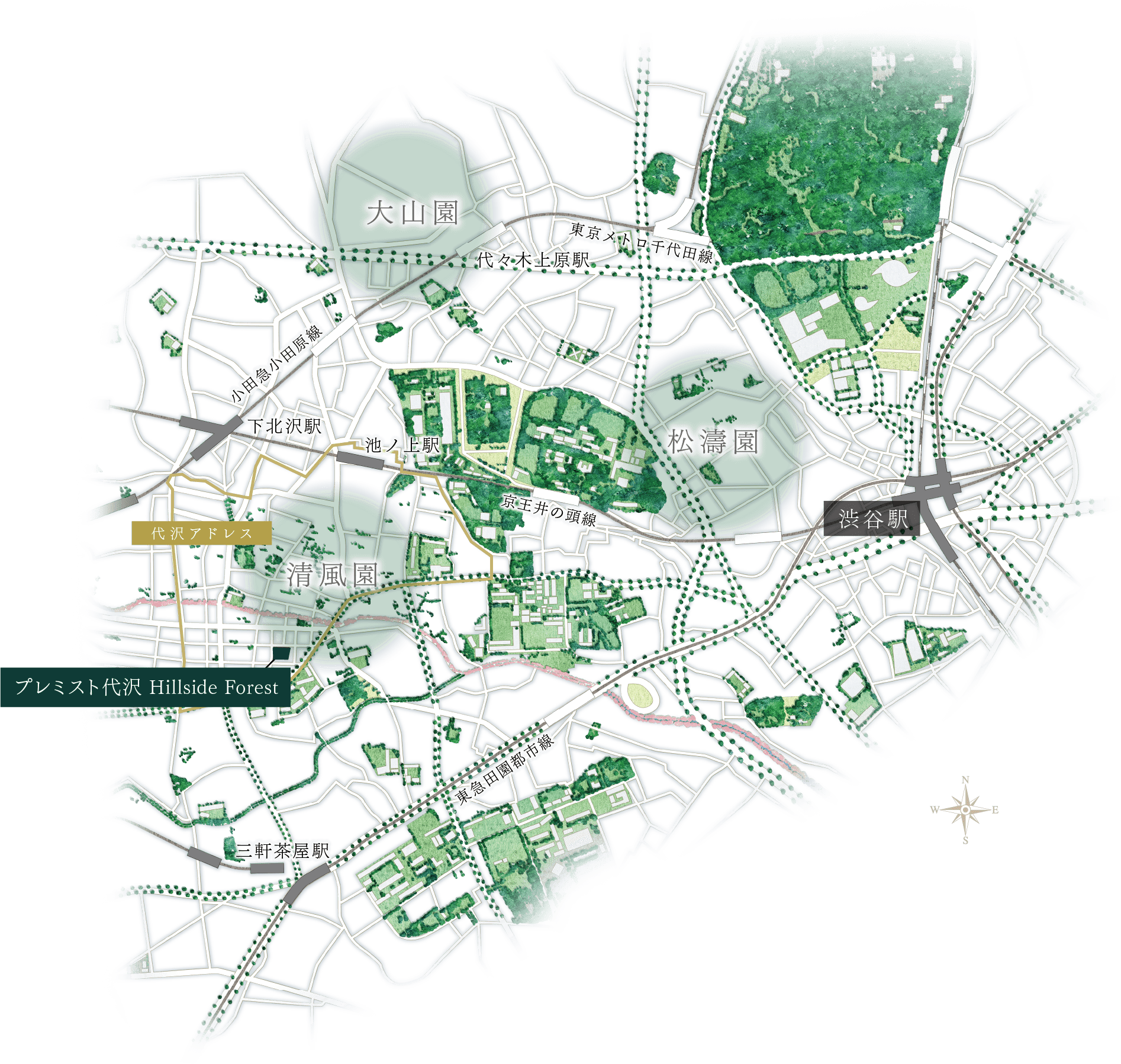 現(xiàn)地周辺イラストマップ