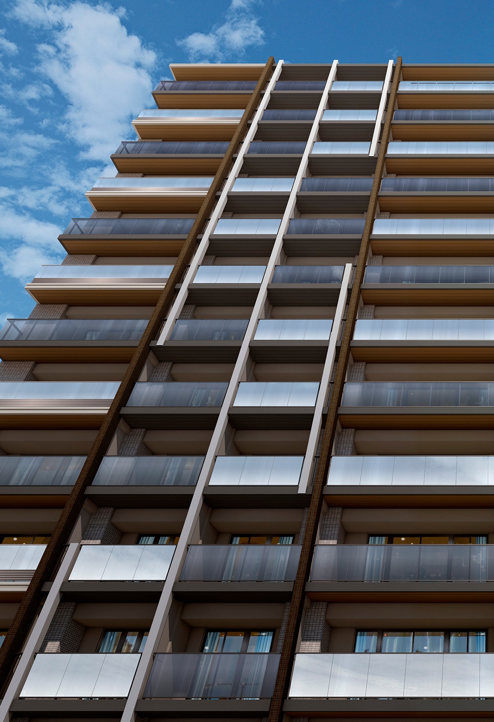 建物に採用予定のマテリアル