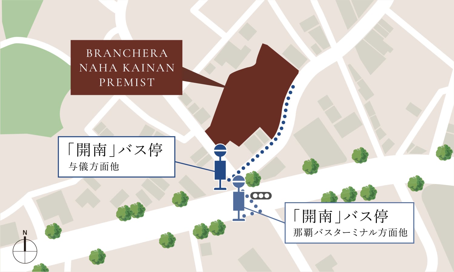 バス停案內図