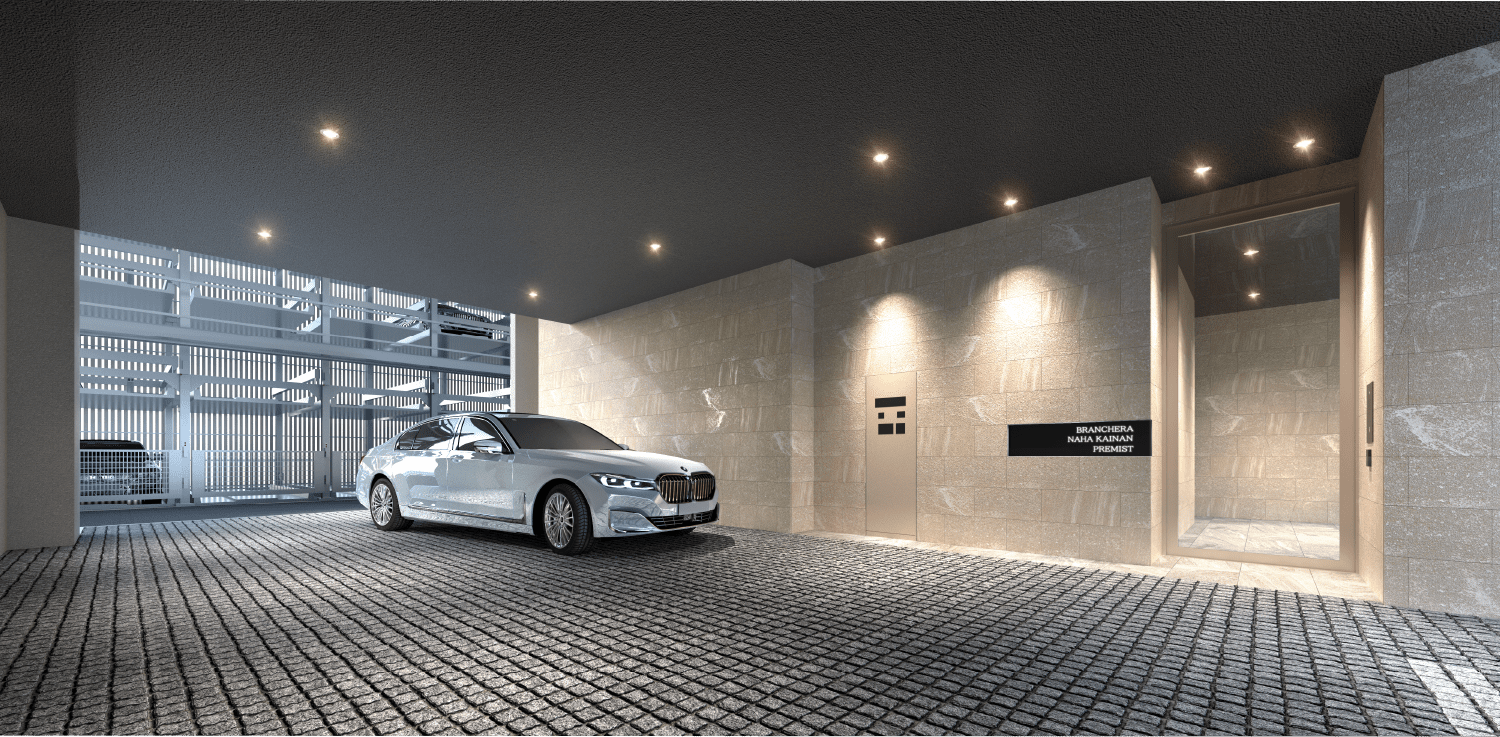 車寄せ完成予想図