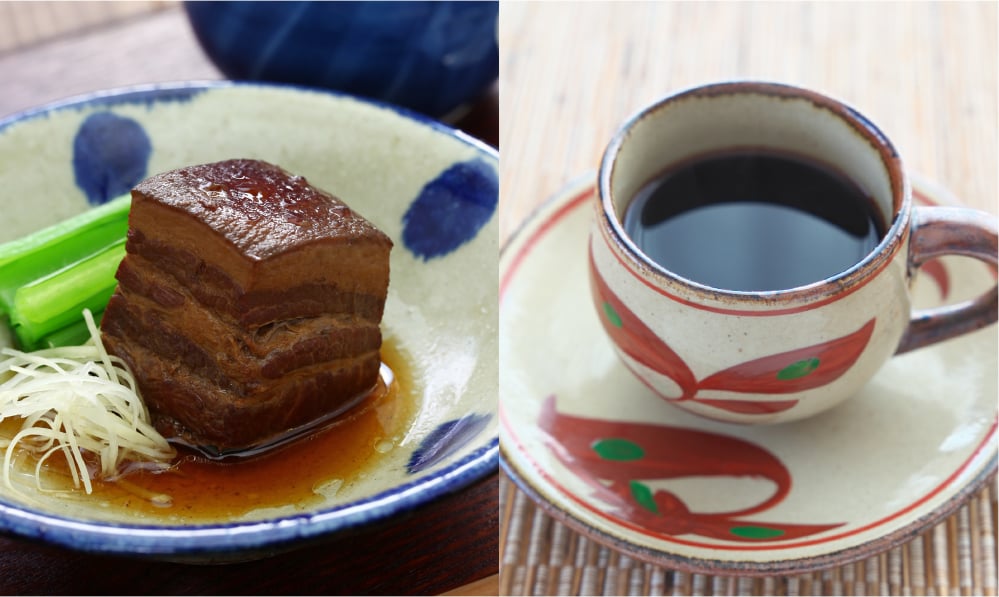 ダシや豆腐、海藻、豚肉、生野菜などをよく食べる習慣が長壽の秘訣。
        無農薬かつ國産で作れる沖縄のコーヒーにも注目。