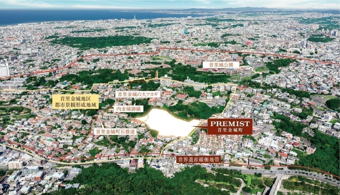 現地周辺航空寫真