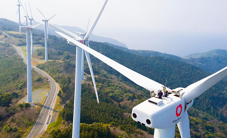 佐田岬風力発電事業(愛媛県 伊方町佐田岬)